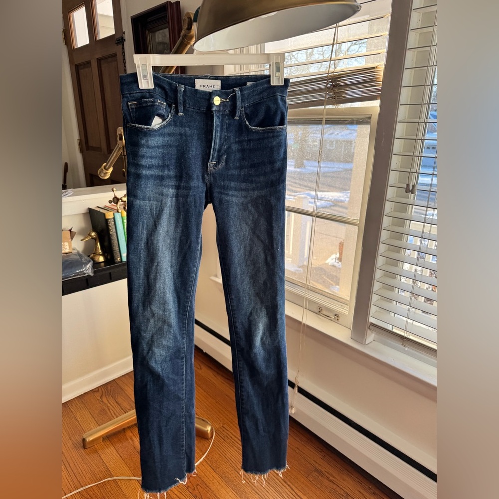 Frame denim mid rise boot cut denim